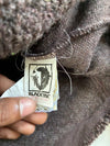 Black Yak Brown Sherpa Fleece Zip Jacket(S)