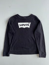 Levi’s® Classic Batwing Logo Black Crewneck Sweatshirt (S)