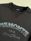 FILA Piemonte Snow Time Graphic Crewneck Sweatshirt – Black (M/L)