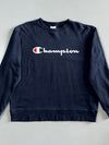 Champion | Script Logo Crewneck Navy | (M)