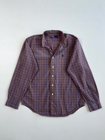 Vintage Polo Ralph Lauren Tartan Plaid Button-Down Shirt(S)