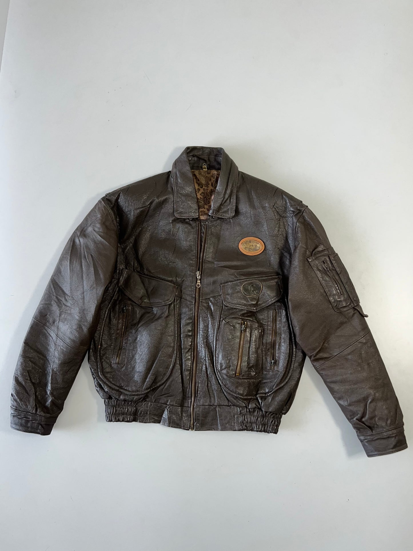 !                                                                                                                                                                                                                Ultra Premium RARE Original Leather Jacket (L)