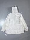 Nike White Full-Zip Windbreaker Hoodie (M)