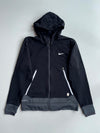 Nike Therma-Fit Hooded Zip-Up Jacket Black/Grey (XL)