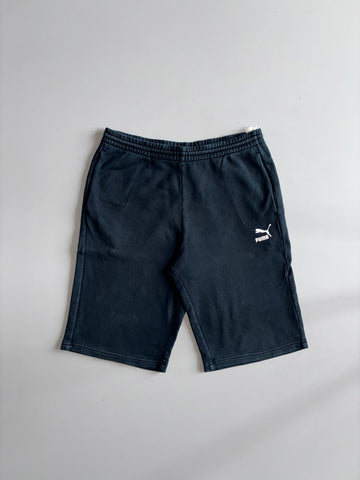 Puma Classic Black Sweat Shorts (W:32) (L:23)