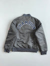 Champion Big C Chenille Satin Varsity Bomber Jacket(L)