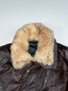 Vera Pelle Premium Original Bomber Leather Jacket (XL)