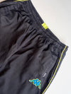 Kappa Black Track Pants – Neon Green Piping (W:38) (L:28)