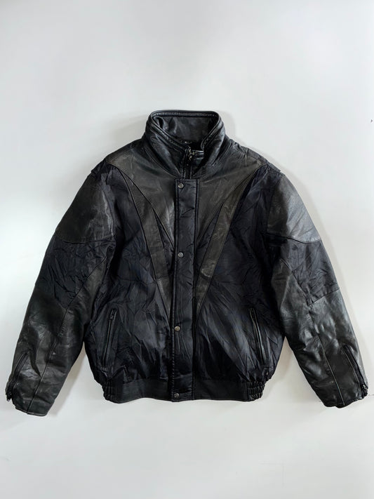 Bazik Noir Premium Original Leather Jacket (XL)