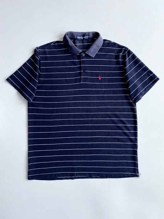 Ralph Lauren Striped Polo Tee(2XL)