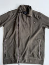 Zara Man  Biker Style Sweat Jacket Olive Green (M)