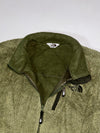 The North Face Olive Green Sherpa Fleece Jacket – Full Zip, (M)