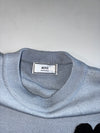 Ami Paris “Ami de Coeur” Light Blue Knit Sweater(2Xl)
