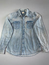 Levi's Light Wash Western Denim Snap Shirt | (M)