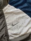 Vintage Nike Olive & Navy Hooded Nylon Jacket (L)