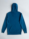 Adidas Originals Teal Big Trefoil Hoodie with Floral Hood Lining  (M)