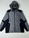 Fila Grey/Black Colorblock Hooded Windbreaker – Stylish Performance Line (L)