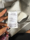 Nike Just Do It Grey Hoodie Green Box Logo Pullover Size (M)