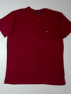 Tommy Hilfiger Basic Crewneck T-Shirt – Maroon (M)