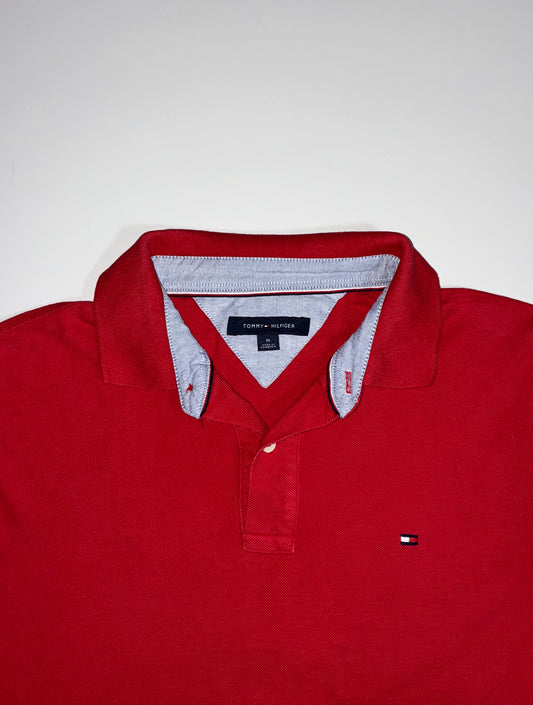 Tommy Hilfiger Polo – Red (L)