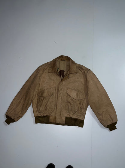 ZSuper   premium  (RARE) Hunt Club OG Original Sued Leather Jacket (M/L)