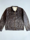 Vintage Campus Super Premium Original Pure Leather Jacket (XL)