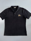 Burberry London | Piqué Polo Embroidered Logo | Black (L)