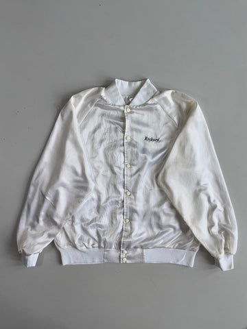 Vintage “Richard” Chainstitch Satin Bomber Jacket (2XL)
