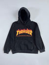 Thrasher Magazine | Flame Logo Hoodie | Black (M)