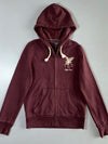 Tommy Hilfiger Denim Burgundy Eagle Zip Hoodie (M/L)