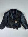 Uncle Sam Dragon Collection Leather Biker Jacket (M)