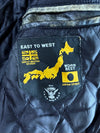 Superdry Spirit of Japan Distressed Leather Café Racer Jacket (M/L)