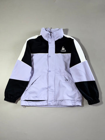 Le Coq Sportif Reversible Lavender Colorblock Jacket – Fleece Lined | (XL)