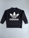 Adidas | Black Trefoil Crewneck | (XL)
