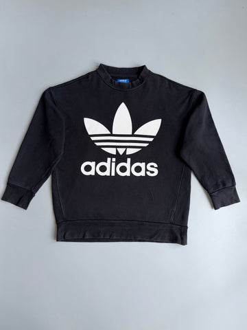 Adidas | Black Trefoil Crewneck | (XL)