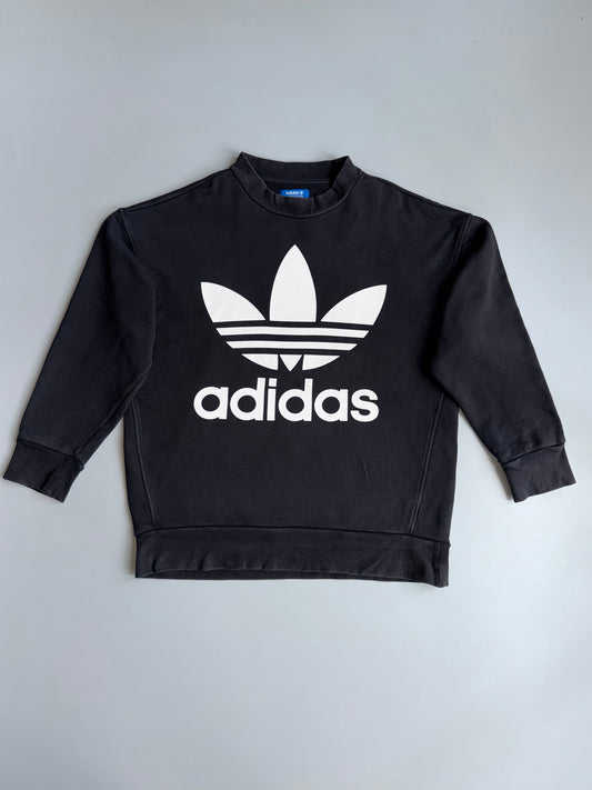 Adidas | Black Trefoil Crewneck | (XL)