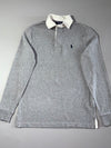 Polo Ralph Lauren Grey Long Sleeve Rugby Shirt – (S)