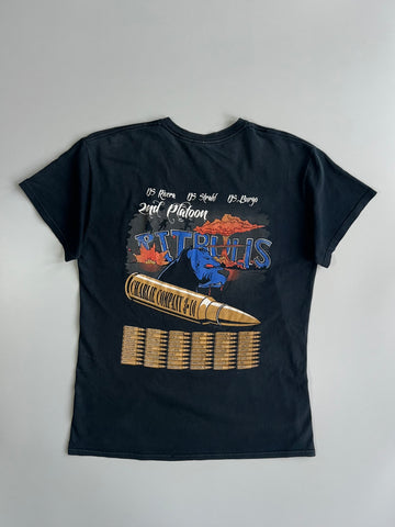 Gildan US Army Charlie Company 3rd BN 10th Infantry Regiment “Pitbulls” T-Shirt (M)