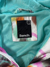 Vintage Bench Multicolour Abstract Print Hooded Windbreaker Jacket (S)