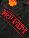 Ferrari Scuderia F1 Racing Embroidered Black Bomber Jacket (L)