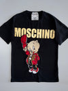 Moschino Couture Porky Pig Gold Foil Logo Embroidered Tee
Black Made in Italy 2018 (M)
