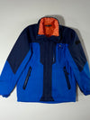 Vintage Blackyak Blue Navy Colour Block Padded Jacket (L)