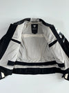 REV’IT! Black & Silver Genuine Leather Armoured Racing Jacket Padded (M)