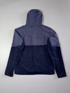 Adidas Navy Colorblock Tech Zip Hoodie –(S)