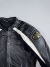 Fire Fox | Leather Racing Jacket with Carbon Fiber Shoulder Armor (Paded)(S)