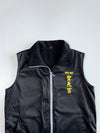 Black Zip-Up Embroidered Vest (M)