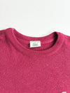 Vintage Lacoste Burgundy Knit Sweater – Made in France – Size  (XL)