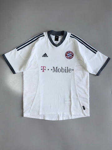 Vintage Adidas FC Bayern München Away Jersey T-Mobile Era 2002/03  (L/XL)