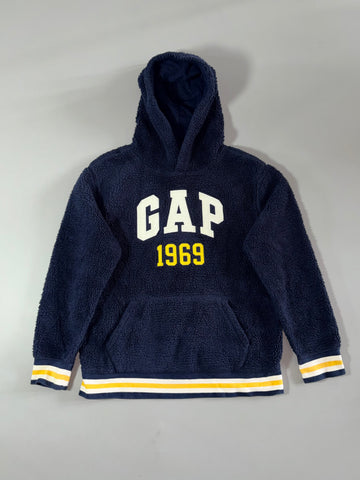GAP Kids | 1969 Sherpa Hoodie Navy | (S)