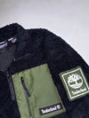 Timberland Black High-Pile Sherpa Fleece Utility Jacket (S)